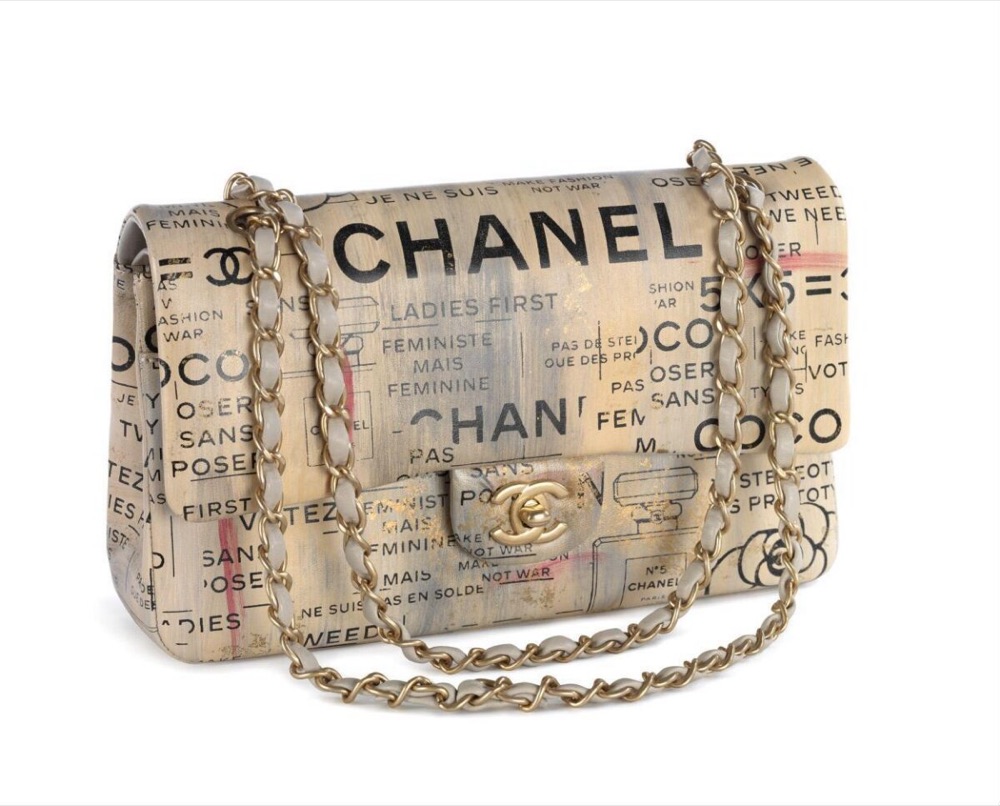 Сумка Chanel «Timeless Classic» Карла Лагерфельда, 2015 — та же стёжка и цепь