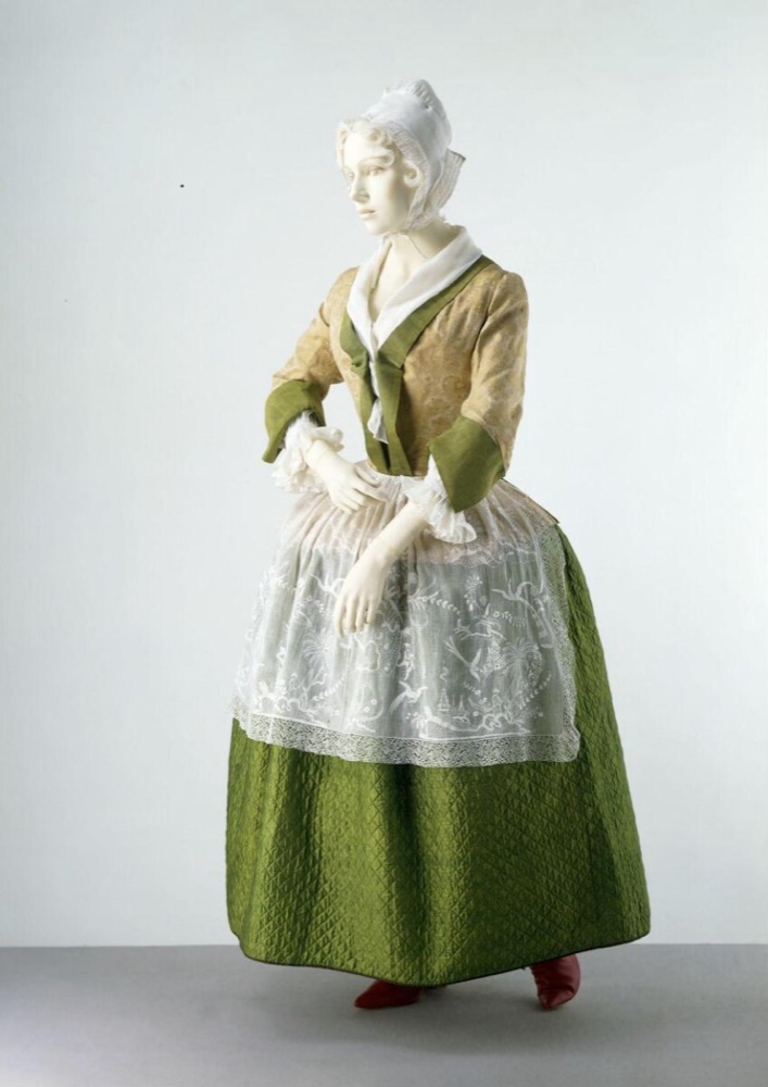 Стёганая нижняя юбка, 1740–1770 — мода XVIII века на стёжку